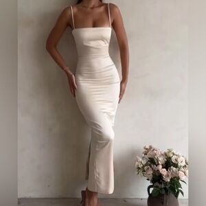 House of CB Constanza vintage cream dress size XL